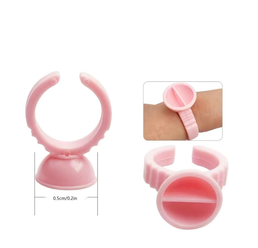 50 pcs Eyelash glue ring
