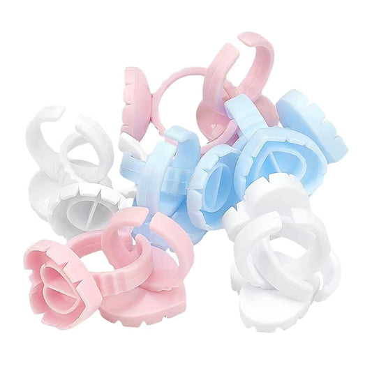 50 eyelash rings