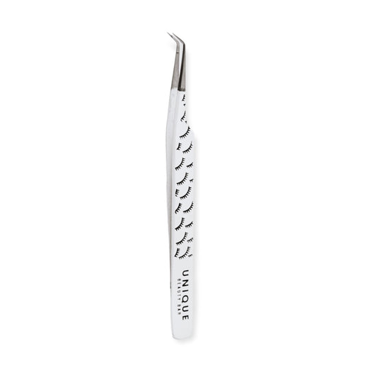 Diamond grid. Eyelashes print volume and mega volume tweezer